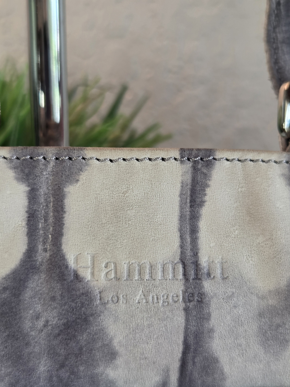 Hammitt Rare Tie Dye Leather Studded Crossbody Bag Silver Rivets EUC - Picture 9 of 16